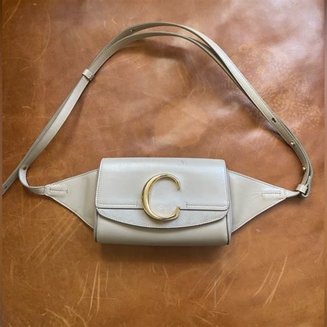 chloe c belt bag|denim chloe bag.